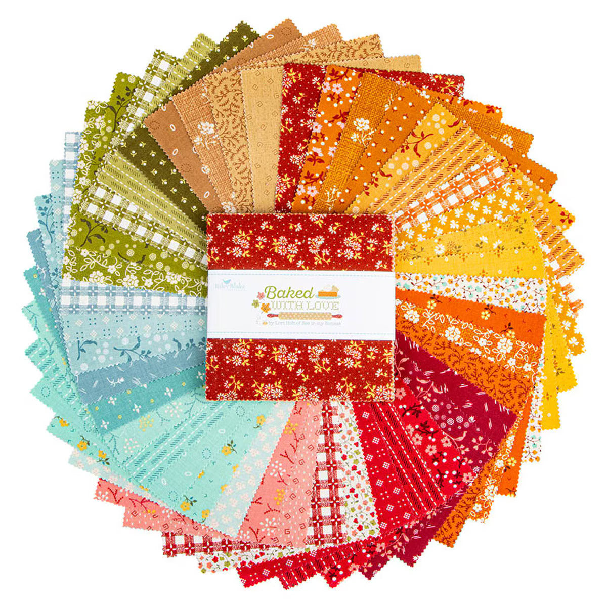 Fabric, Baked With Love by Lori Holt - 5-INCH STACKER