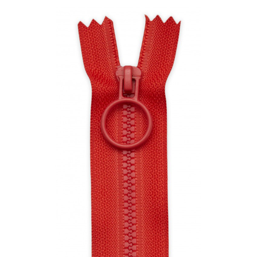 Zipper, Red HOOP 16-inch (pack of 2)