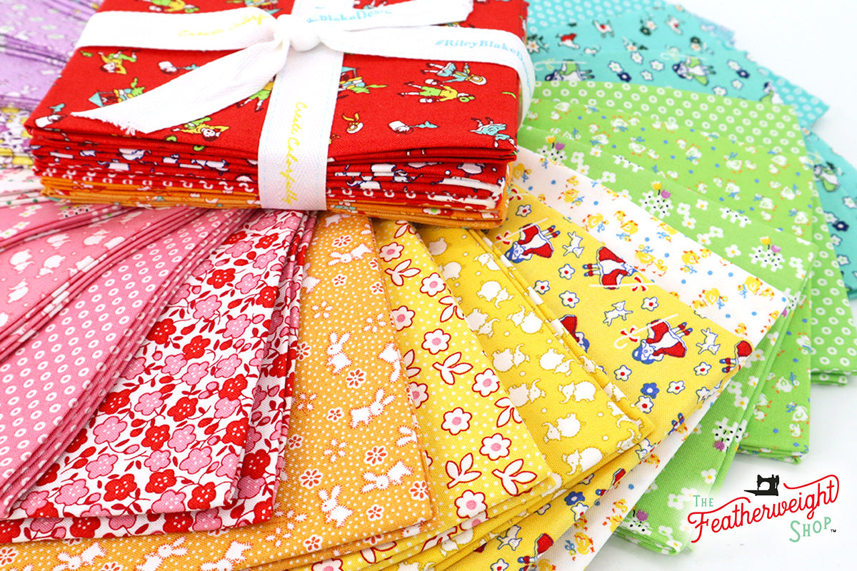 SALE Imagine Fat Quarter Bundle selling 24 pieces - Riley Blake Designs - Pre cut Precut - Rainbow - Quilting Cotton Fabric