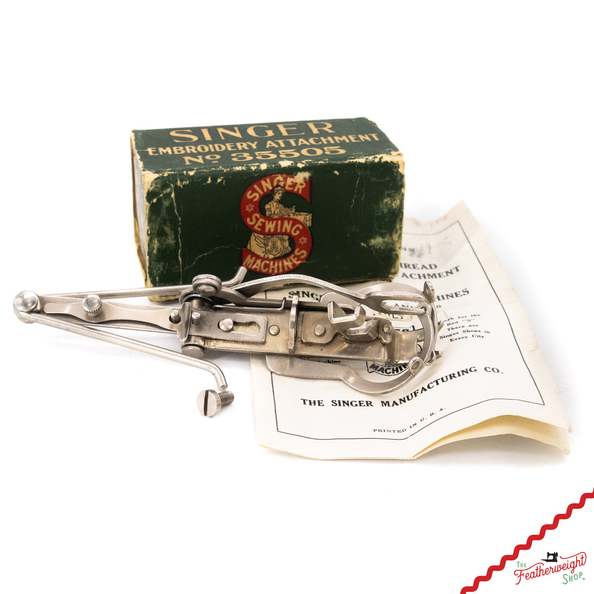 Vintage Singer Two Thread Embroidery Attachment #35505 – The Singer ...