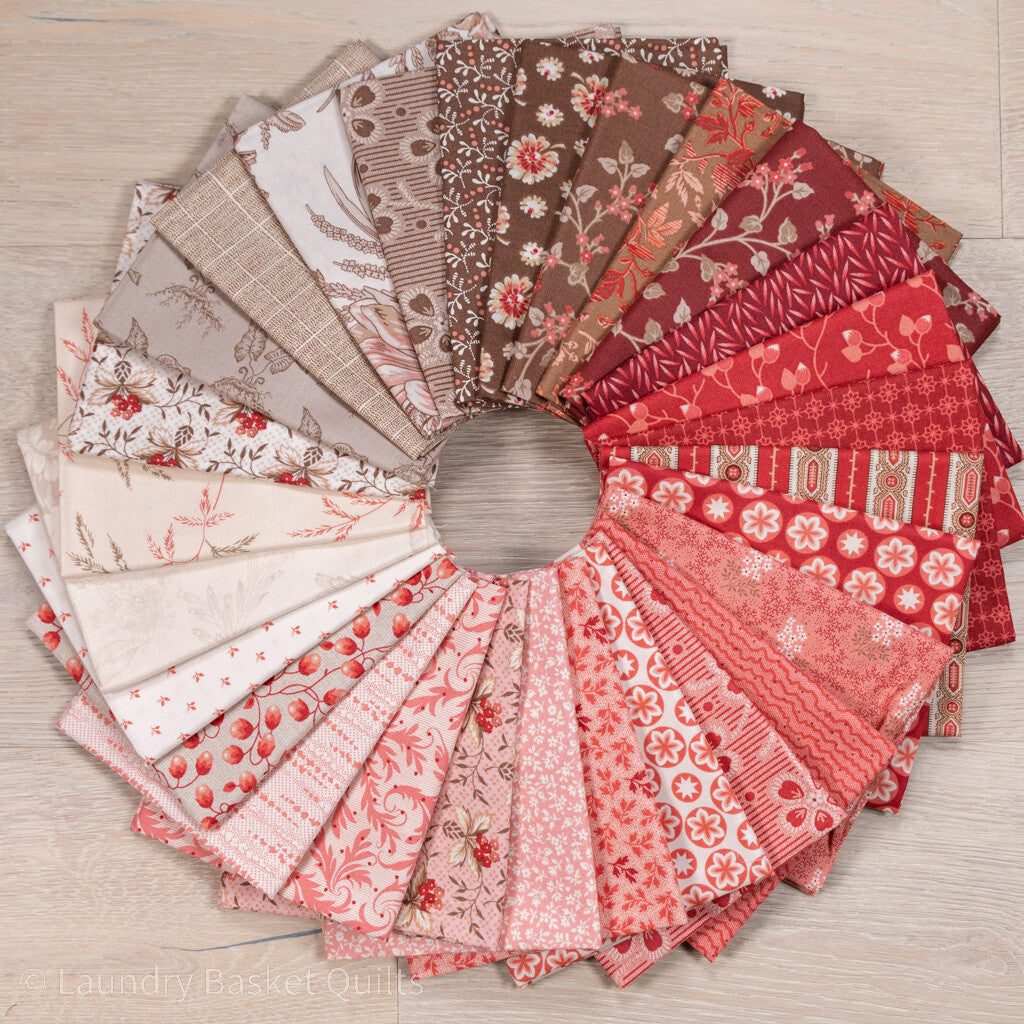 Fabric, Cocoa Pink by Edyta Sitar - FAT QUARTER BUNDLE