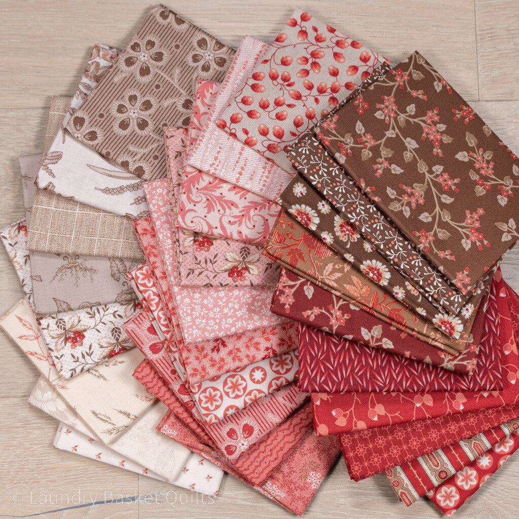 Fabric, Cocoa Pink by Edyta Sitar - FAT QUARTER BUNDLE