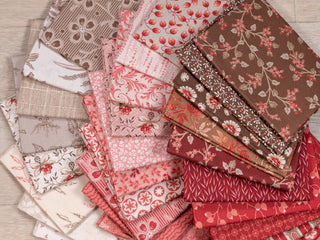Load image into Gallery viewer, Fabric, Cocoa Pink by Edyta Sitar - FAT QUARTER BUNDLE