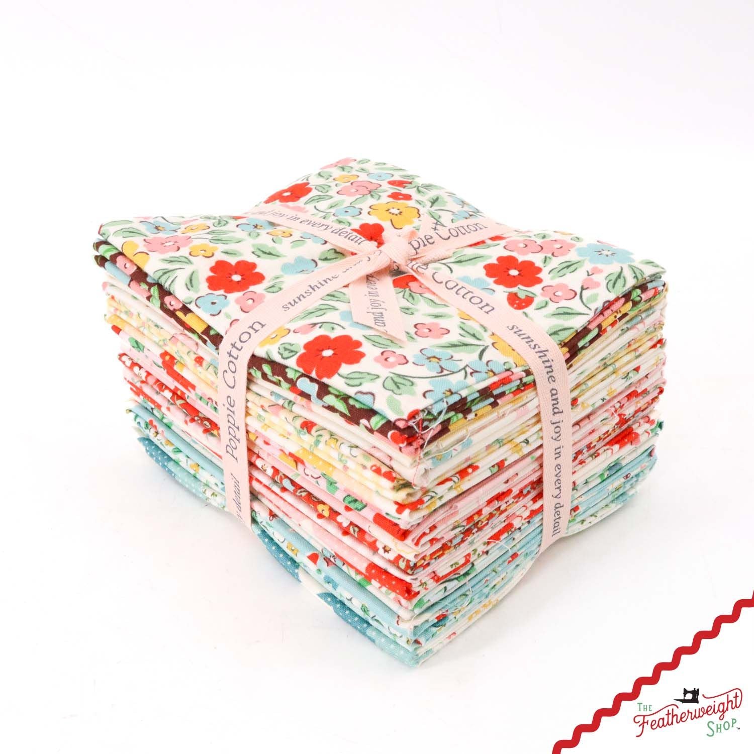 Fabric, Farmhouse Fancy by Elea Lutz for Poppie Cotton - FAT QUARTER BUNDLE