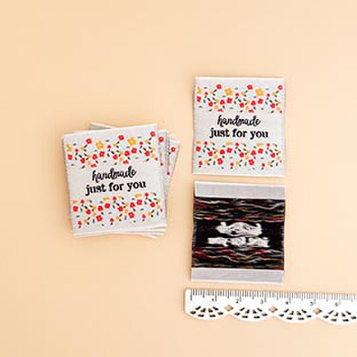 Labels, FLOWER BED Woven Sew-In Tags by Minki Kim