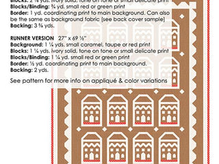 Load image into Gallery viewer, PATTERN, Gingerbread Christmas Quilt by Fig Tree &amp; Co.