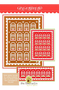 PATTERN, Gingerbread Christmas Quilt by Fig Tree & Co.