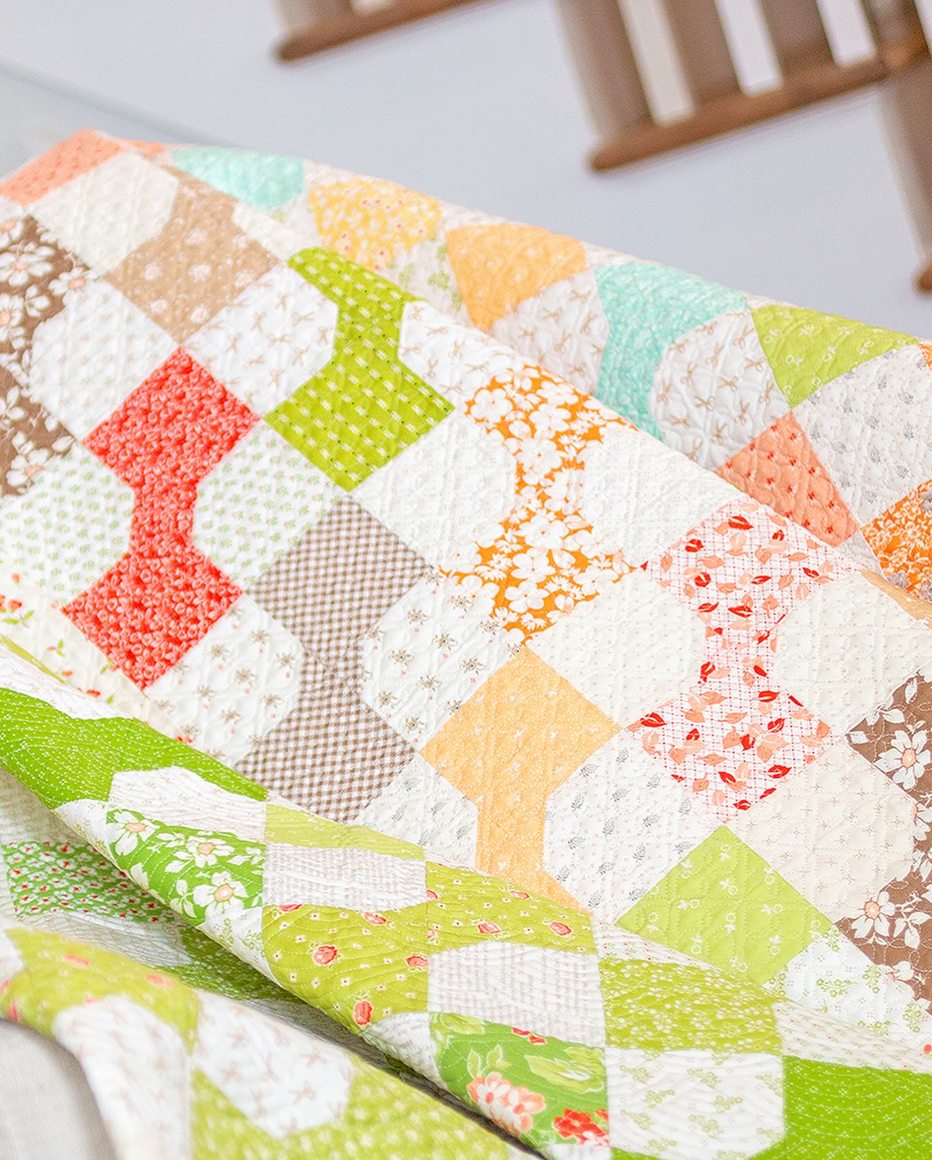 PATTERN BOOK, Strawberry Garden Sampler Quilt by Joanna Figueroa of Fig Tree & Co.