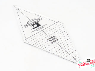 Cutting Ruler, 45 Degree Diamond / Rhombus and Triangle FWS – The ...