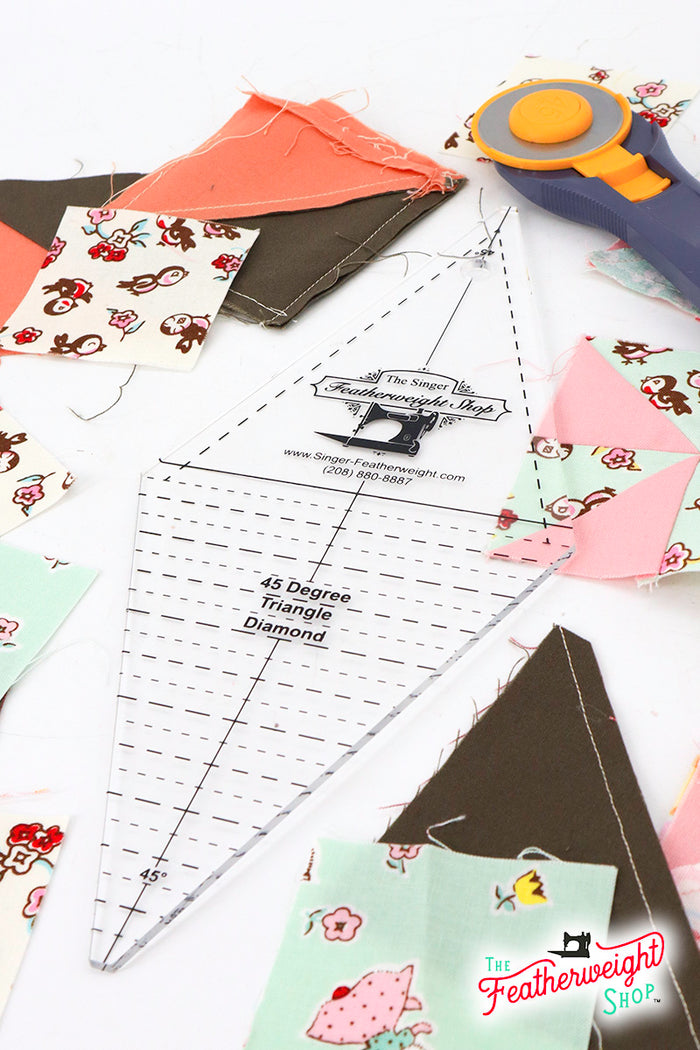 Rhombus Ruler Cutting Ruler, 45 Degree Diamond / Rhombus and Triangle FWS – The ...