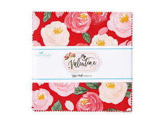 Load image into Gallery viewer, Fabric, MY VALENTINE by Echo Park Paper Co. - 5&quot; INCH STACKER