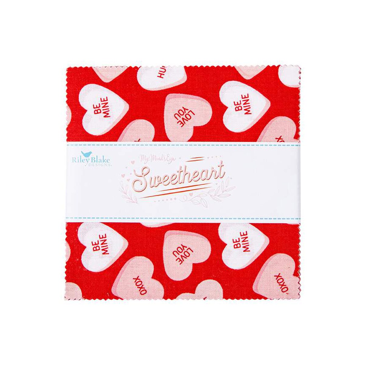 Fabric, Sweetheart Valentine by My Mind's Eye - 5-INCH STACKER