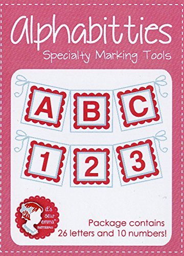 Alphabitties - Alphabet & Number Tags by It's Sew Emma