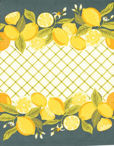 Fabric, 16-Inch Toweling by MODA -  Lemon Delight (by the yard)