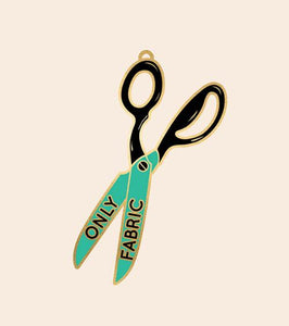 fabric only scissors ornament