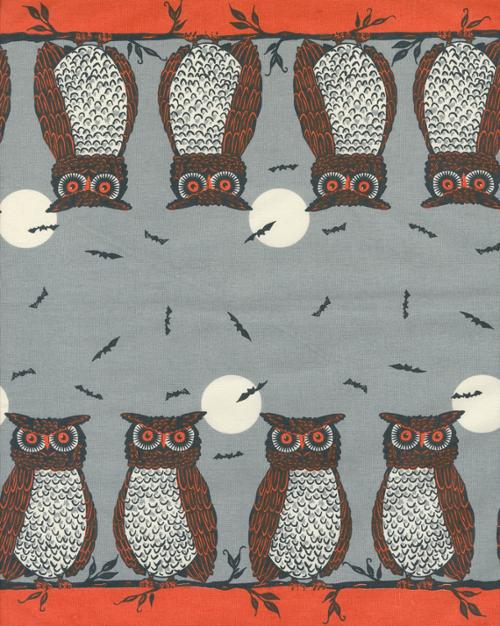 Fabric, 16-Inch Toweling by MODA - WHOOT OWLS & BATS (by the yard)