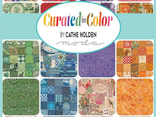 Load image into Gallery viewer, Fabric, Curated in Color by Cathe Holden - 5&quot; CHARM PACK