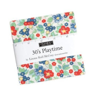 Fabric, 30's Playtime by Moda - 5" CHARM PACK