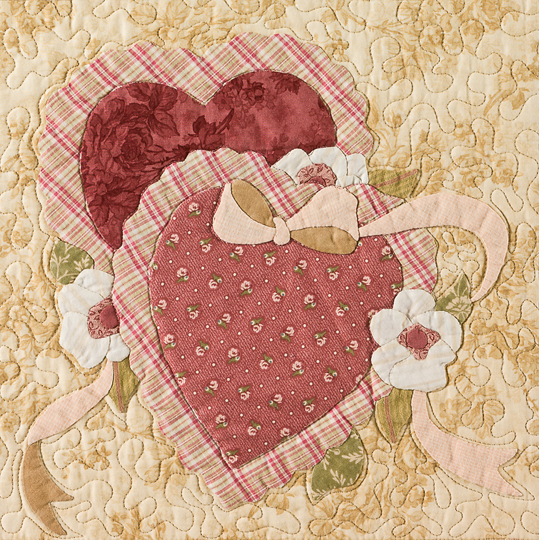 PATTERN, VINTAGE VALENTINE Quilt by The Vintage Spool