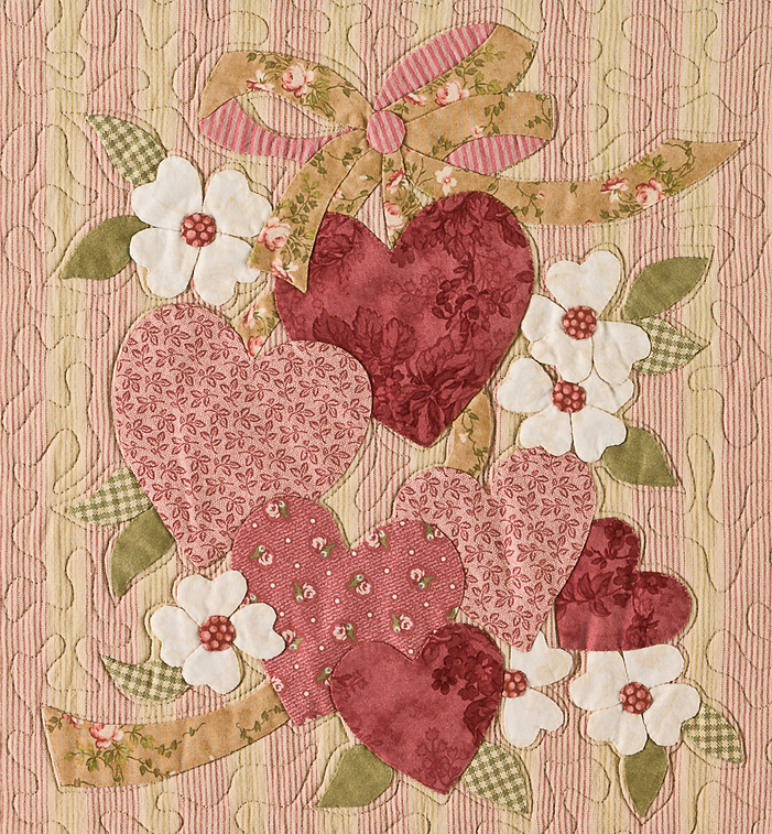 PATTERN, VINTAGE VALENTINE Quilt by The Vintage Spool