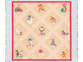 Load image into Gallery viewer, Vintage Spool Peppermint Square Quilt Pattern