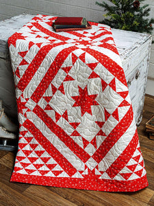 red and white quilt pattern
