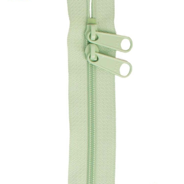 Zipper, Light MINT Green 30 Inch Handbag Zippers - Double-slide