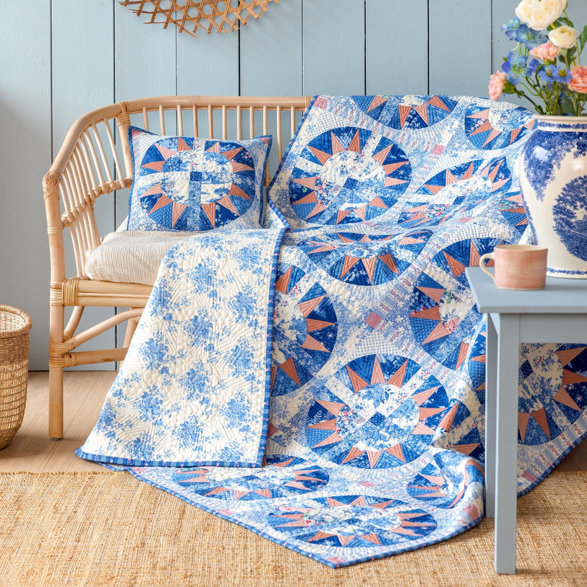 Fabric, Something Blue by Tilda - Fat EIGHTH Bundle - 20 Pieces
