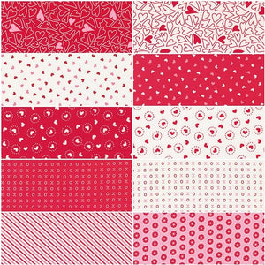 Fabric, Holiday Love Essentials by Stacy Iest Hsu - LAYER CAKE