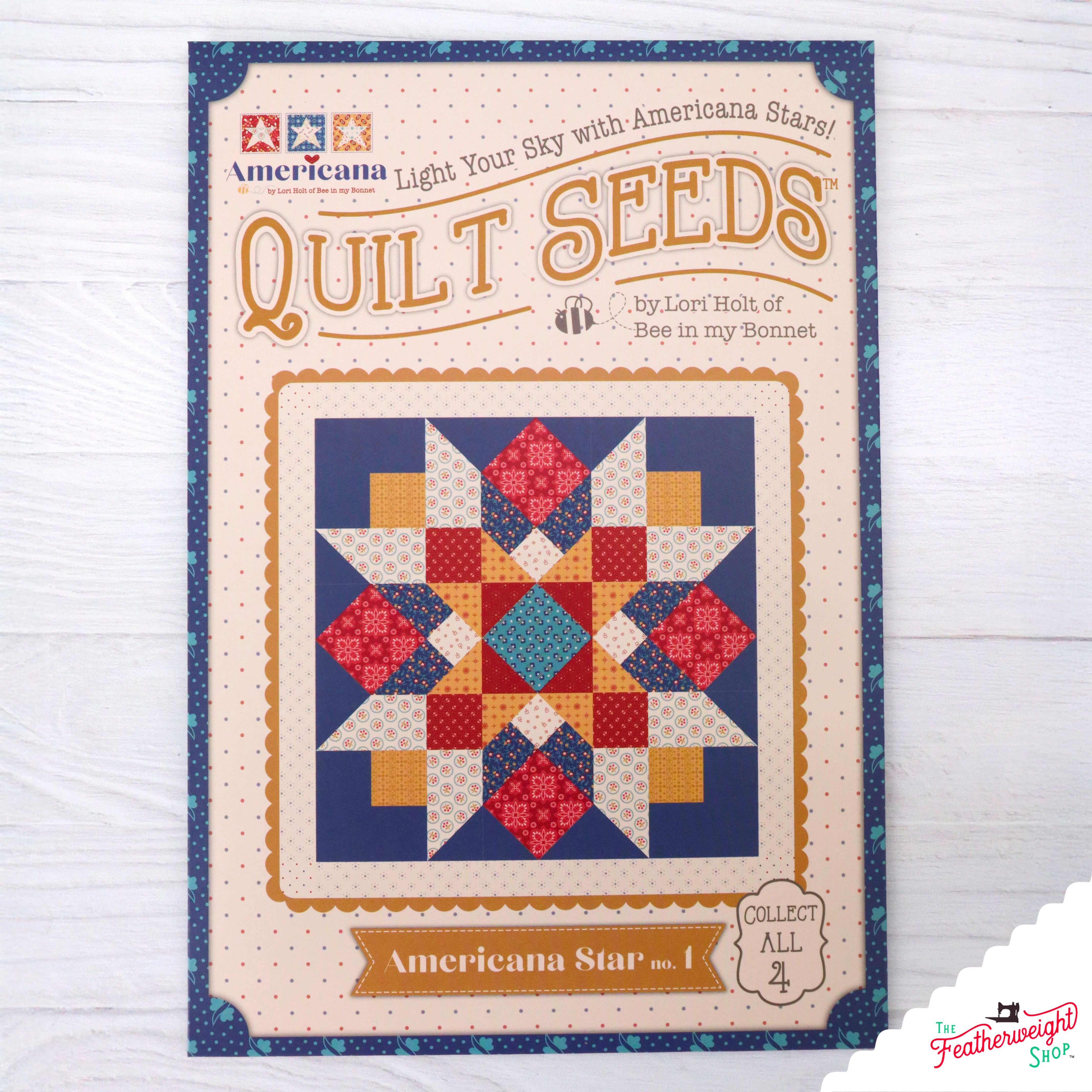 PATTERN, Americana Quilt Seeds ~ Star No. 1 Block by Lori Holt