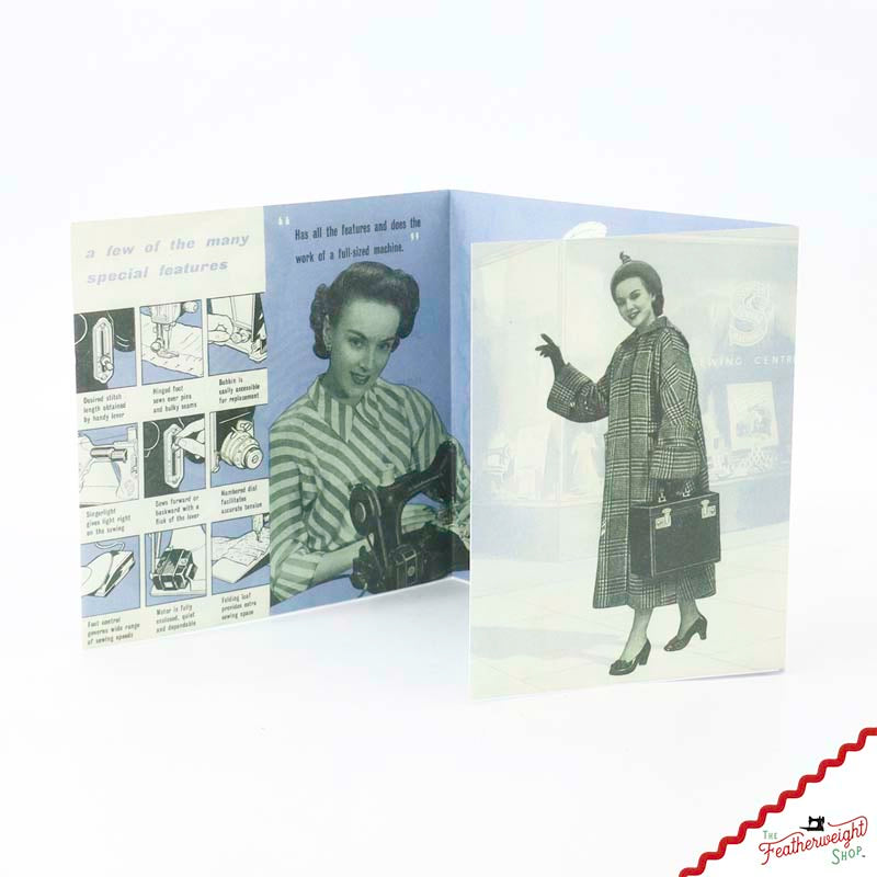 Advertisement Leaflets, Replica Featuring the Singer Featherweight
