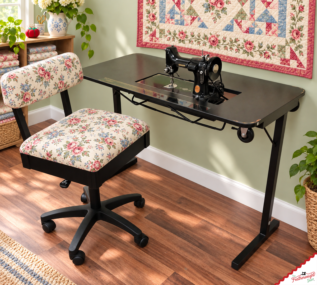 Table, Arrow Heavyweight (Portable) for the Singer Featherweight [SHIPPED SEPARATELY FROM MANUFACTURER]