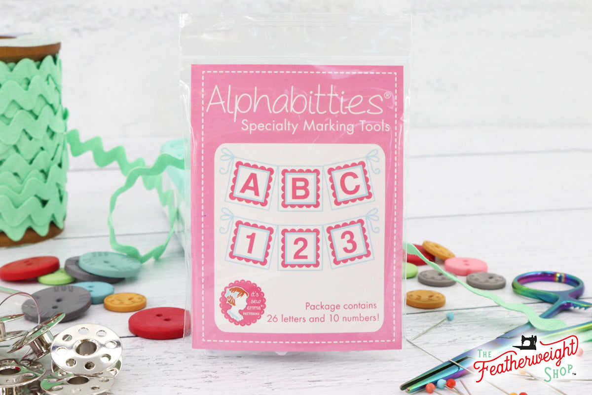 Alphabitties - Alphabet & Number Tags by It's Sew Emma