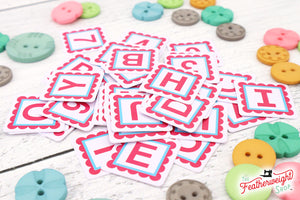 Alphabitties - Alphabet & Number Tags by It's Sew Emma