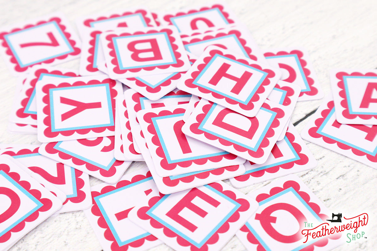 Alphabitties - Alphabet & Number Tags by It's Sew Emma