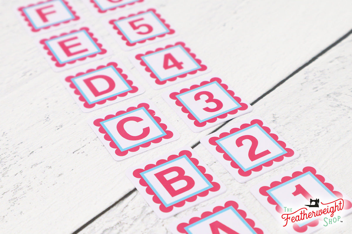 Alphabitties - Alphabet & Number Tags by It's Sew Emma