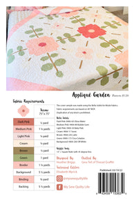 Pattern, Applique Garden Quilt by My Sew Quilty Life (digital download)