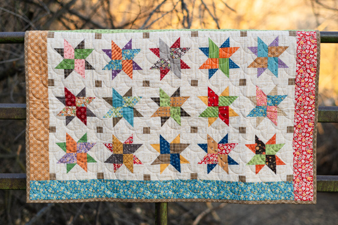 Quilt Kit, Boxed Set - Autumn Skies Table Runner by Lori Holt