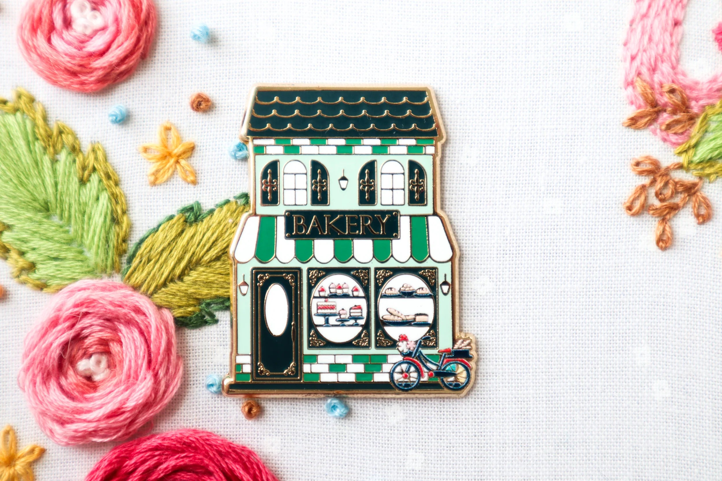 Needle Minder, Bakery Main Street by Flamingo Toes