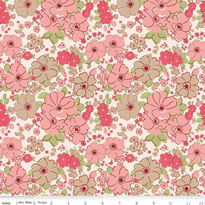 Fabric, Mercantile Tea Rose by Lori Holt (by the yard)