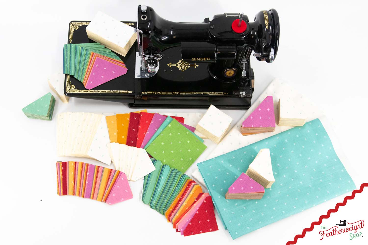 Quilt Kit, Laser Pre-cut - Kaleidoscope Caribbean Quilt Kit