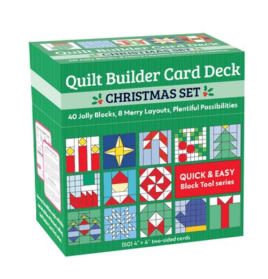 PATTERN BLOCK SET, Quilt Builder Card Deck Christmas