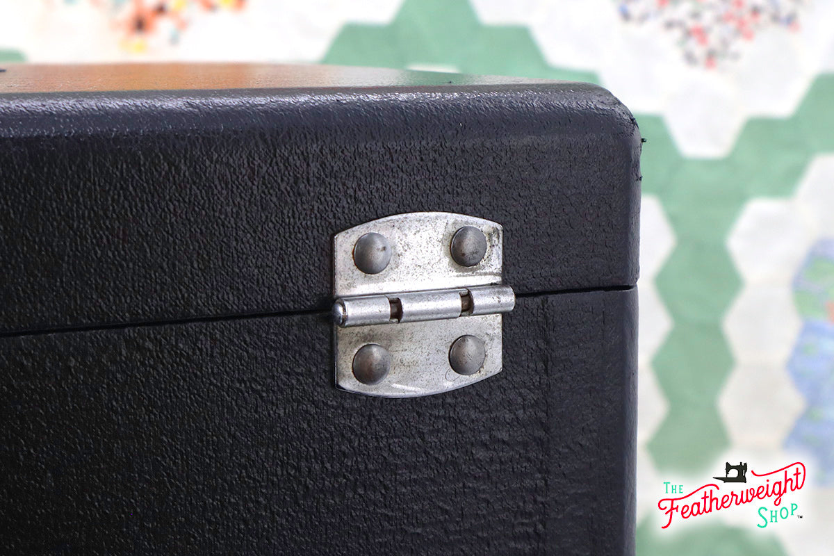 Case Hinge - Simple Top Curve, Singer (Vintage Original) + 4 Screws & Nuts