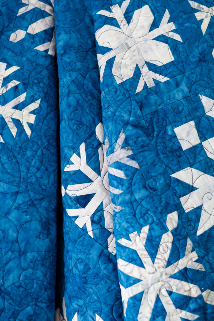 PATTERN, Cozy Up Snowflake Quilt by Bluebird Patterns