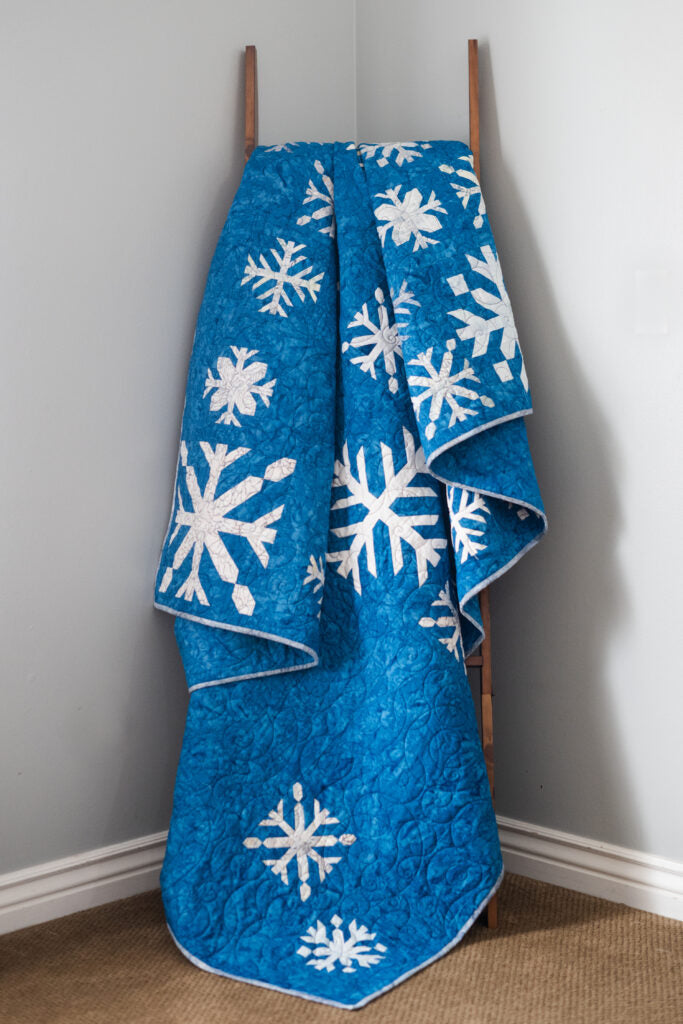 PATTERN, Cozy Up Snowflake Quilt by Bluebird Patterns