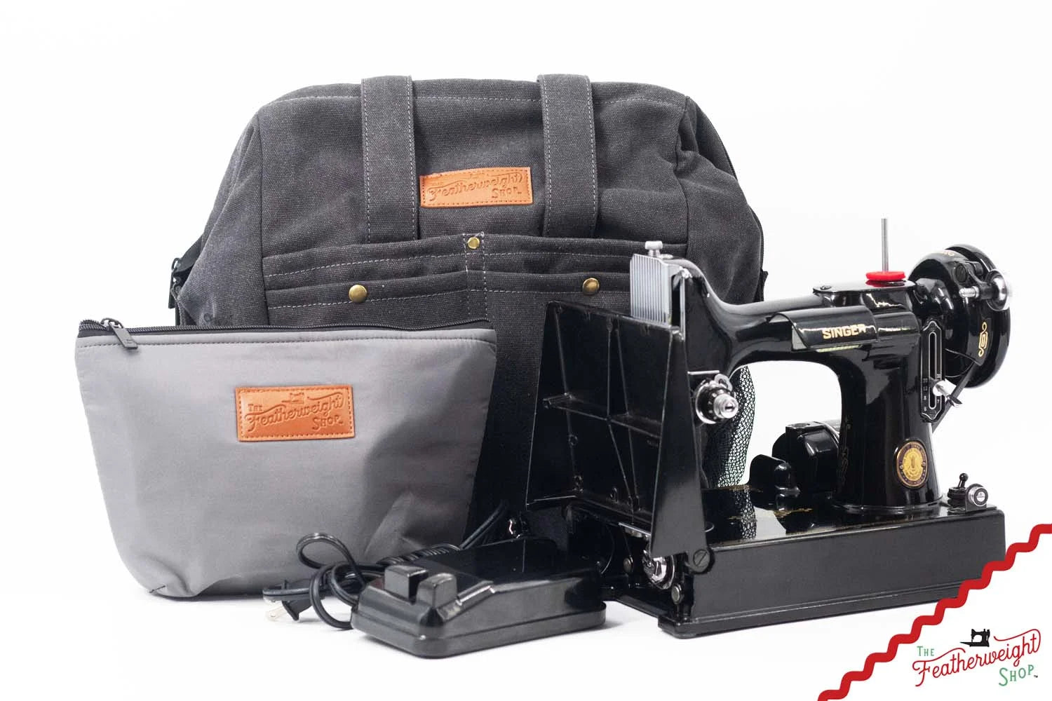 BAG, Padded TRAVEL fits Singer Featherweight 221 & 222 - BLACK