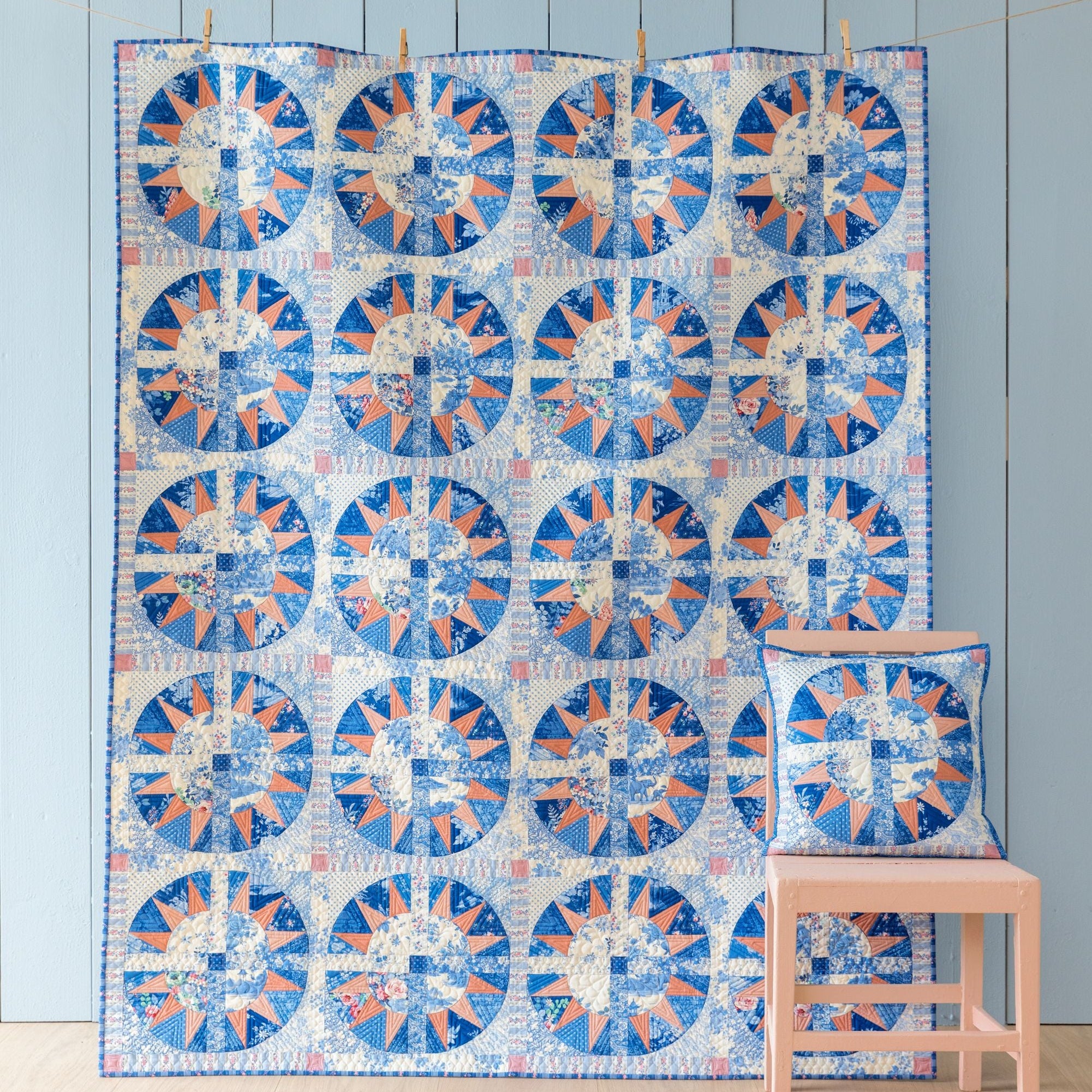 Fabric, Something Blue by Tilda - Fat EIGHTH Bundle - 20 Pieces