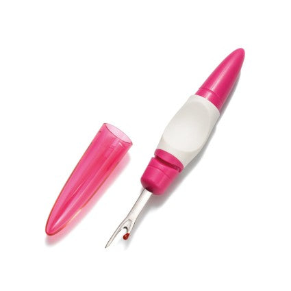 Seam Ripper, Large LOVE Pink & White Ergonomic Design