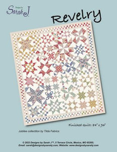 PATTERN, Revelry Quilt featuring Tilda Jubilee Fabric