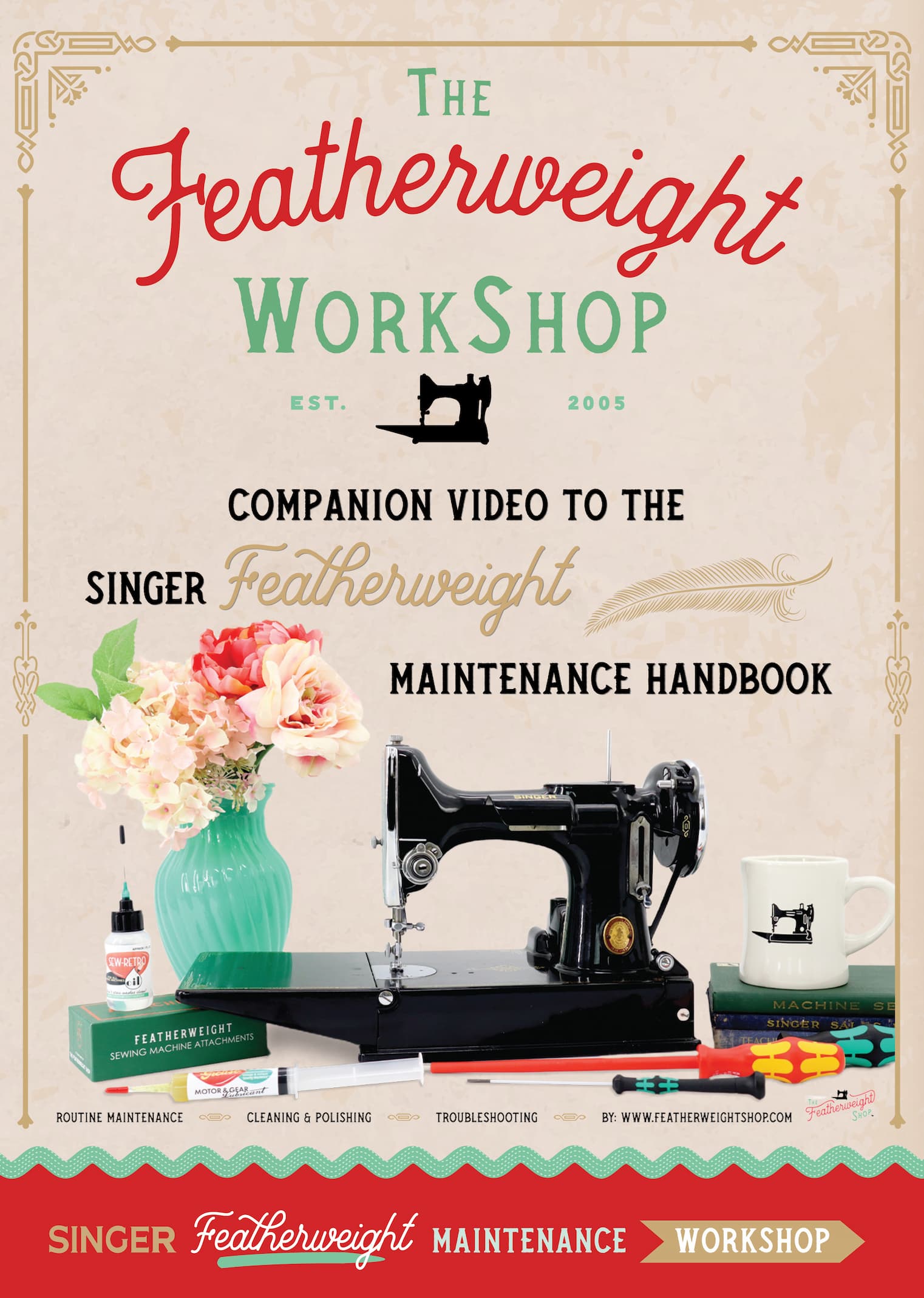 DVD, Singer Featherweight Maintenance Workshop